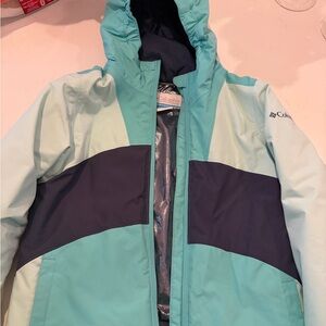 Columbia Black and White Polka Dot Jacket